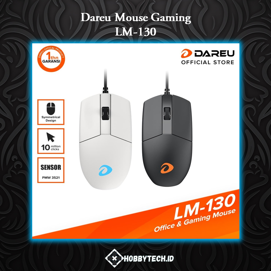 DAREU LM-130 - Gaming Mouse 1000 DPI