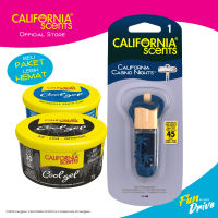 California Scents - Paket Vial Casino Night 1pcs + Gel Ice 1pcs + Gel Newport 1pcs Parfum Mobil California Pewangi Mobil Kamar Lemari Kamar Mandi Parfum Mobil Mewah Tahan Lama Termurah