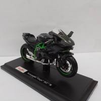 Diecast Miniatur Motor Kawasaki Ninja H2 R Maisto 1:18 sport H2R