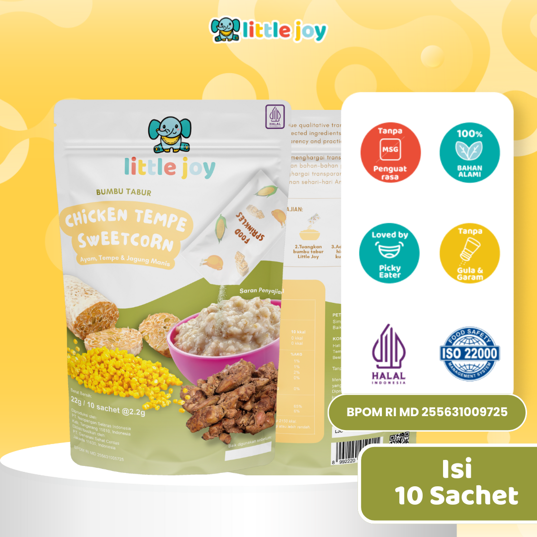 BB Booster Bubuk Tabur - Little Joy Meat Mix Chicken Tempeh Sweetcorn