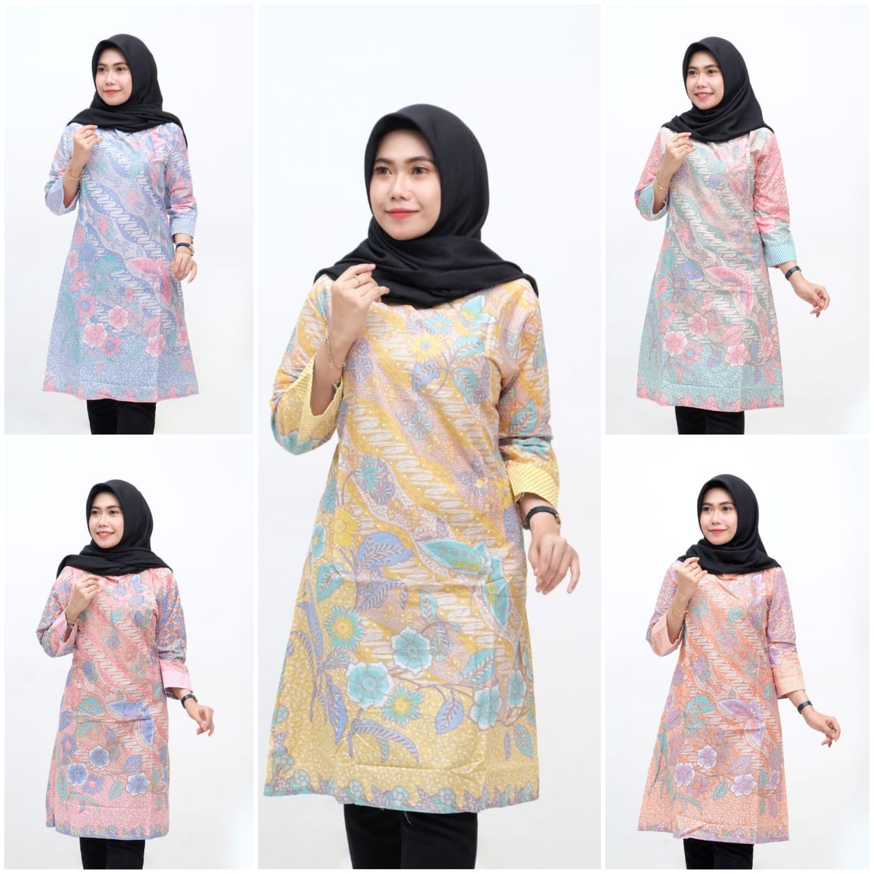 Dimana Beli Aj Store Id Tunik  Batik Wanita Modern  Tunik  