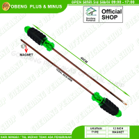 Obeng Magnet Plus Minus Gagang Lapis Karet Panjang 12 Inch Popeye