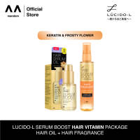 [2in1] LUCIDO-L Scent & Shine Ultimate Package 03 (Hair Oil + Hair Fragrance Frosty Flower)