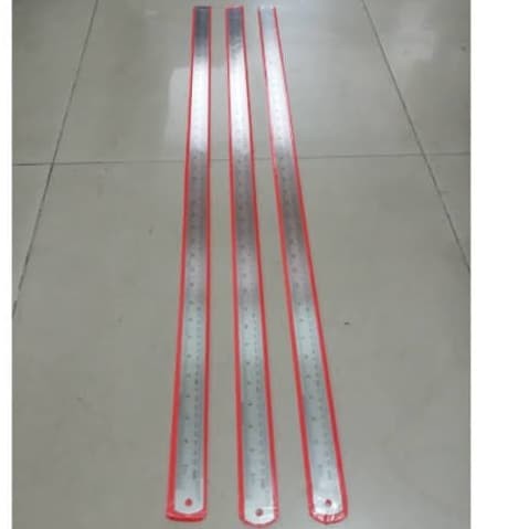 Penggaris Besi 100cm/Garisan/Ruler/Mistar Besi/Penggaris Stainless 1M