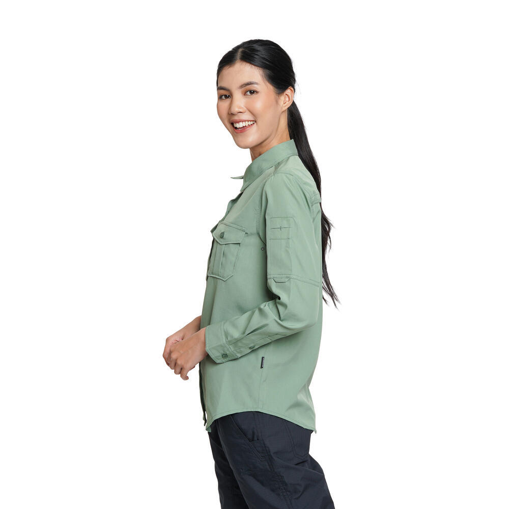 910009612 WS SKIDDAW LS SHIRT - GRE