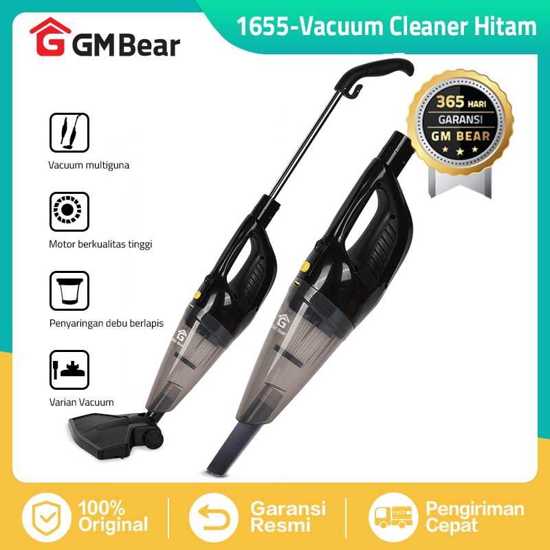 GM Bear Penyedot Debu Multifungsi 2 in 1 1655 - Vacuum Cleaner Black