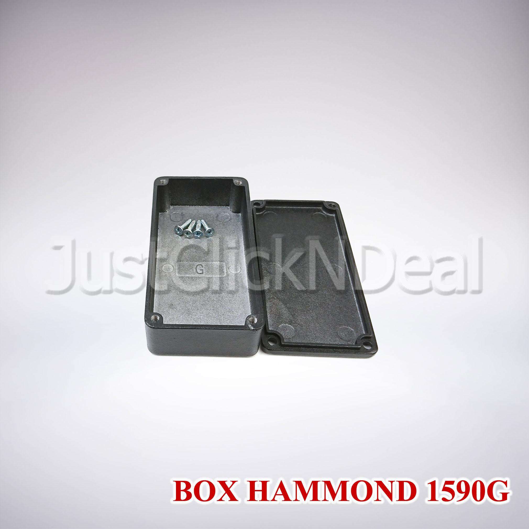 Kotak Box Mod Hammond 1590G Alumunium Hitam | Lazada Indonesia