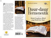 Dasar-dasar Hermeneutik Metode Penafsiran Alkitab yang Mudah dan Tepat