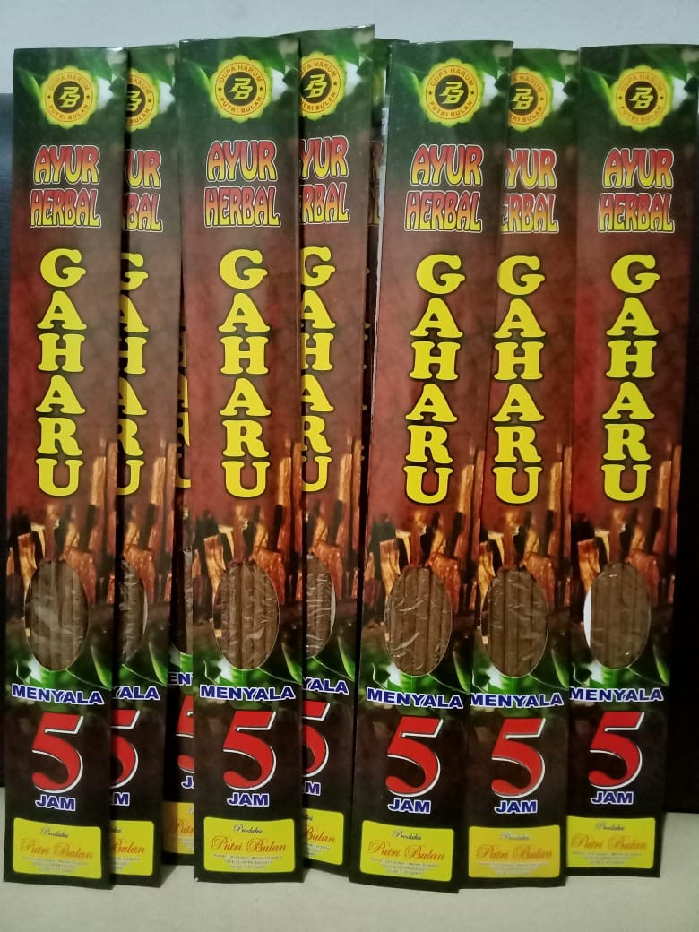 Dupa Harum Ayur Herbal Aroma Gaharu Menyala 5 Jam Putri Bulan