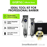 oraimo Smart Barber Alat Cukur Listrik Smart Trimmer Alat Cukur Elektrik Rambut Jenggot Motor Kuat & Tahan Lama Tahan Air Tahan Air OCS-550 Steel Kumis Pencukur Steel Kumis Tubuh Tanpa Kabel Electric Shavers Kumis Jenggot Durable Waterproof Kit Cordless