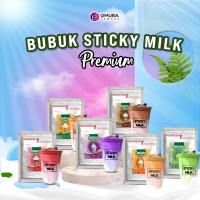 [BUBUK STICKY MILK] Bubuk Sticky Milk Premium Minuman Es Kwentel Aneka Rasa Mengandung Gula Susu Dan Krimer Omura Blend Series Premium Powder Series 1 KG 500 GR