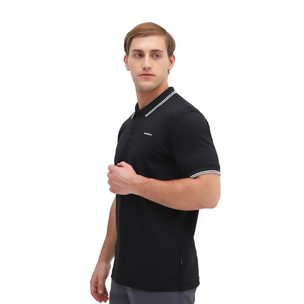 910007674 ZASTAVA POLO SHIRT - BLK
