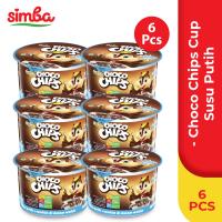 Choco Chip Cereal SIMBA - 6 Cup Susu Putih 34gr Super Hemat