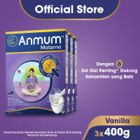 Anmum Materna Susu Nutrisi Ibu Hamil Vanilla Delight 3 x 400g