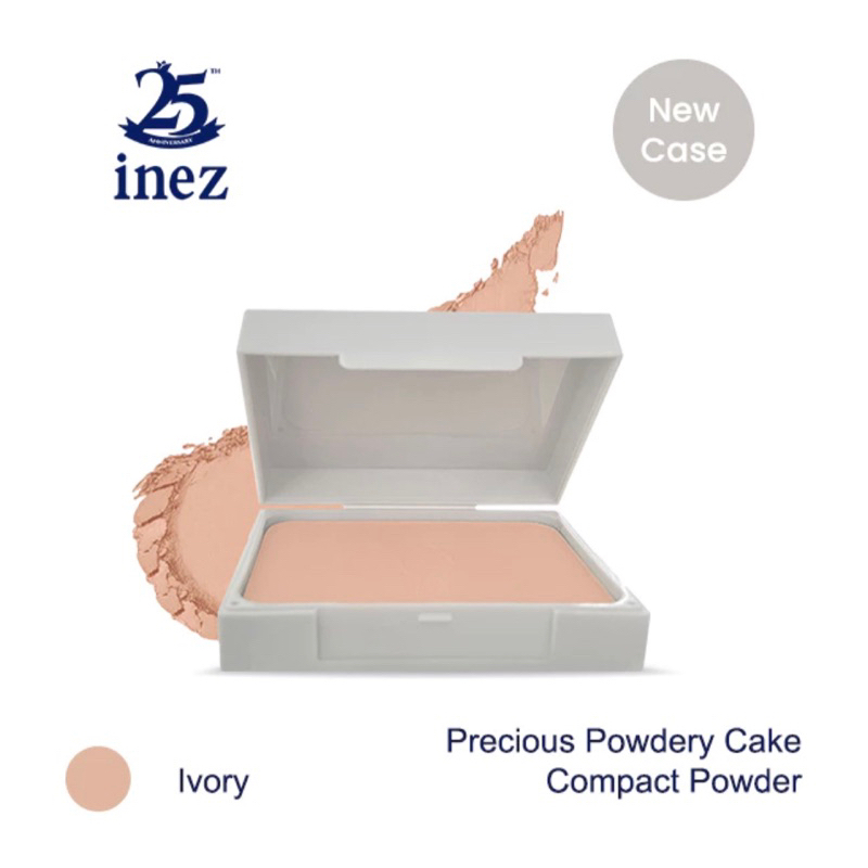inez precious powdery cake refill with puff