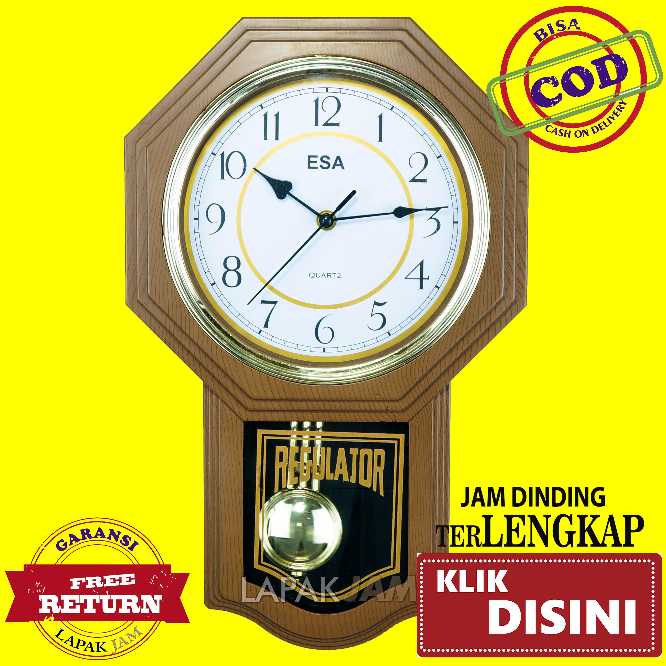 Jam Dinding Bell Bandul Jamdinding Minimalis Dekorasi Rumah 43 x 27 Garansi Free Return 06655