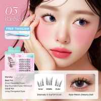 GLAMFIX Wink Era Poppin Glue-Free Cluster Eyelashes | Bulu Mata Palsu | Eyelash Extension | Individual Lashes | Langsung Tempel 9-14mm Tanpa Lem