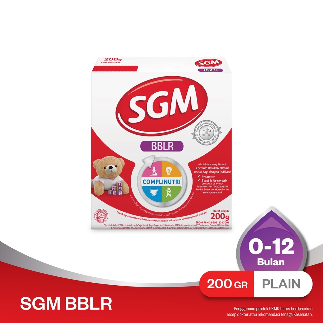 SGM BBLR 200 g / 400 g - Susu Formula Bayi Prematur Berat Lahir Rendah