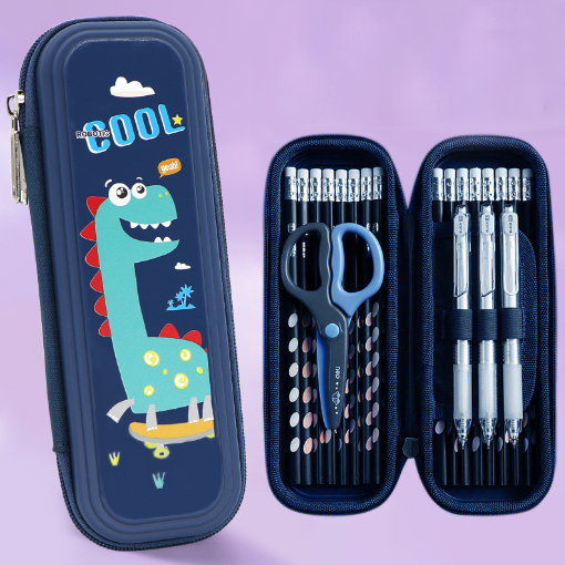Gratis Ongkir - Tempat Pensil Motif / Tempat Pensil Bahan Eva Anti Air / Kotak Pensil Termurah