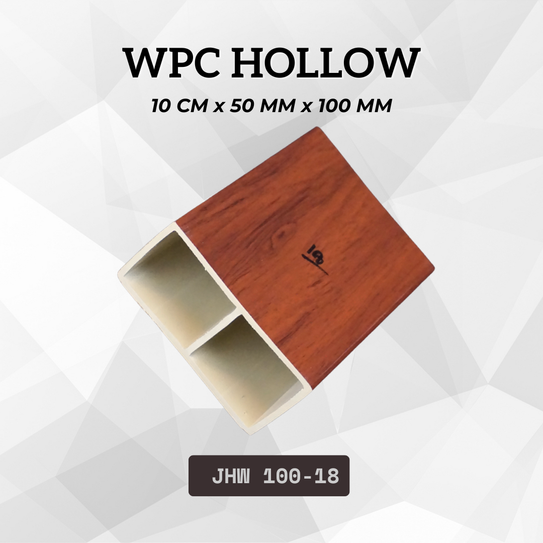 WPC Hollow Partisi JHW 10x5cm/5x5cm [1Pcs] Pembatas Ruangan Kotak Pembatasan Dinding Anti RayapApi dan mudah di bersihkan