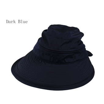 Amart simpul Fashion musim panas matahari pantai hat topi Visor besar (gelap) - International