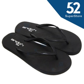 Ando Sandal Jepit/Flip Flop Wanita Nice Ladies - Black Ukuran 36/40