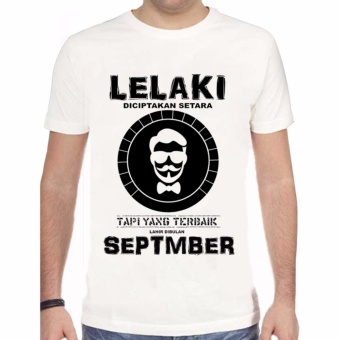 Apparel Glory Kaos 3D Pria Diciptakan Setara Tapi Yang Terbaik Lahir Di Bulan September 2 Dark
