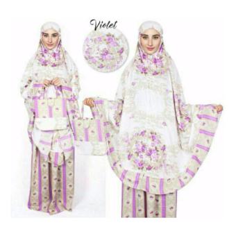 BenOlshop Stelan Mukena Katun Adem Yolanda Violet