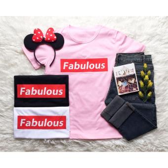 Cosenli Fabolous # ADB1302 T-shirt Wanita / Kaos Cewek / Tumblr Tee Cewek /