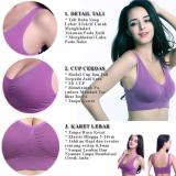 EELIC BRA-86983 PINK UNGU HIJAU 3 PCS Polos Sport Bra Baju Dalam Yoga Senam Aerobic Tanktop Januari 2019 - 5 EELIC BRA-86983 PINK UNGU HIJAU 3 PCS Polos Sport Bra Baju Dalam Yoga Senam Aerobic Tanktop - 5