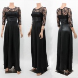 Farway Baru Fashion Wanita Gaun Kasual Musim Panas Gaun Elegan Lengan Panjang Bohemian Pernikahan Gaun Pesta Solid Evening Dress Hitam Renda -Intl Januari 2019 - 2 Farway Baru Fashion Wanita Gaun Kasual Musim Panas Gaun Elegan Lengan Panjang Bohemian Pernikahan Gaun Pesta Solid Evening Dress Hitam Renda -Intl - 2