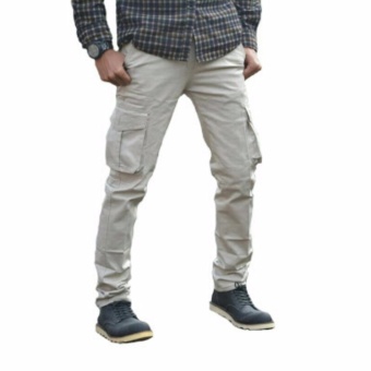Gunz celana PDL panjang krem