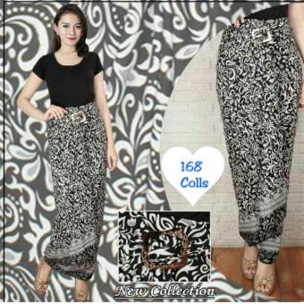 168 Collection Rok Maxi Lilit Black Sweet Batik-Hitam