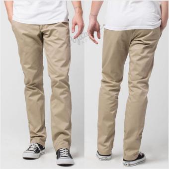 Harga POPS Celana Chino Pria Slim Fit Cream .
