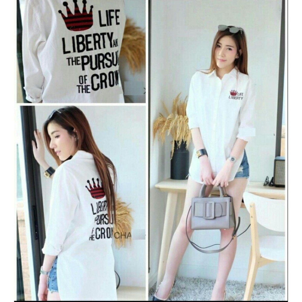 Toko Atasan Wanita Kemeja Tunic Lengan Panjang Labiryn / Hem Wanita / Tunik Wanita Polos Formal kasual santai Kemeja Cewek / Helona Tunik Kemeja Kerja / Atasan Wanita / Kemeja Fashion / Fashion Wanita Baju Kerja Wanita(bertyli) NR - Puti atasan wanita kemeja tunic lengan panjang labiryn / hem wanita / tunik wanita polos formal kasual santai kemeja cewek / helona tunik kemeja kerja / atasan wanita / kemeja fashion / fashion wanita baju kerja wanita(bertyli) nr – puti