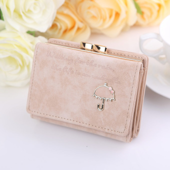 Korea Fashion Style Perempuan Mini Siswa Wanita Dompet Kecil (Nasi putih) (Nasi putih