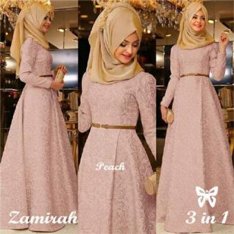 kyoko fashion maxi zamirah-(peach)