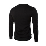 Pria Musim Dingin Hangat Splicing Kulit Sweatshirt Sweter Jaket Mantel Pakaian Bersepeda-Internasional Januari 2019 - 3 Pria Musim Dingin Hangat Splicing Kulit Sweatshirt Sweter Jaket Mantel Pakaian Bersepeda-Internasional - 3