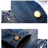 Pria Fashion Denim Jaket Musim Gugur Dan Musim Dingin Kasual Jeans Pelangsing Coatmen 'S Jaket Denim Biru Muda-Intl Januari 2019 - 4 Pria Fashion Denim Jaket Musim Gugur dan Musim Dingin Kasual Jeans Pelangsing Coatmen 'S Jaket Denim Biru Muda-Intl - 4