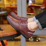 Pria Kulit Sepatu Jalanan Kasual Datar Sepatu Modis Merek Pria Loafer Sepatu-Internasional Januari 2019 - 3 Pria Kulit Sepatu Jalanan Kasual Datar Sepatu Modis Merek Pria Loafer Sepatu-Internasional - 3