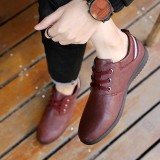 Pria Kulit Sepatu Jalanan Kasual Datar Sepatu Modis Merek Pria Loafer Sepatu-Internasional Januari 2019 - 4 Pria Kulit Sepatu Jalanan Kasual Datar Sepatu Modis Merek Pria Loafer Sepatu-Internasional - 4