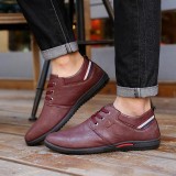 Pria Kulit Sepatu Jalanan Kasual Datar Sepatu Modis Merek Pria Loafer Sepatu-Internasional Januari 2019 - 5 Pria Kulit Sepatu Jalanan Kasual Datar Sepatu Modis Merek Pria Loafer Sepatu-Internasional - 5