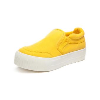 Meters Bonwe Sepatu Santai Sepatu Korea Fashion Style Wanita Musim Gugur dan Dingin Sol Tebal