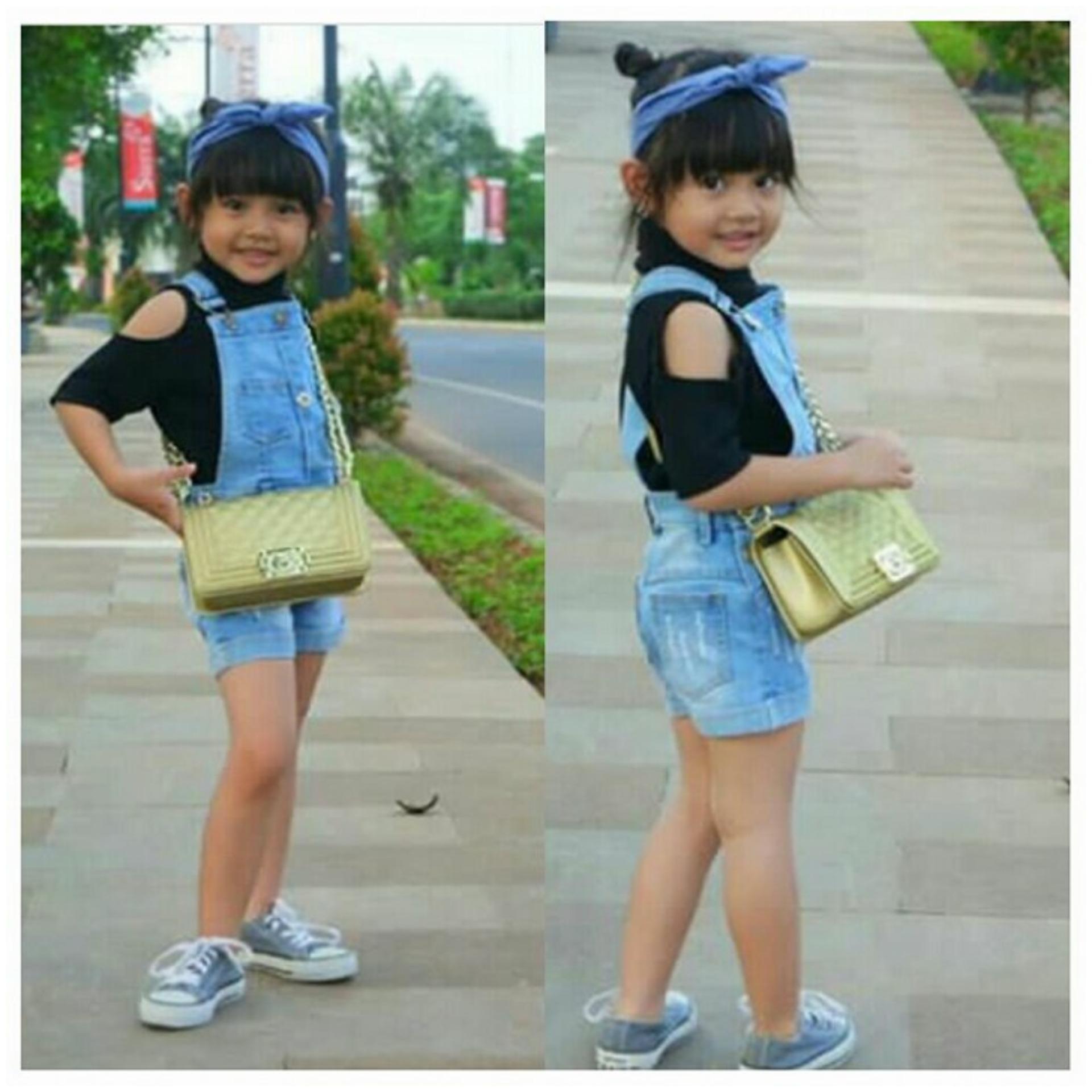 Overall Jeans Anak celana Pendek/Overall celana Pendek Anak perempuan overall jeans anak celana pendek/overall celana pendek anak perempuan