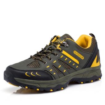 PATHFINDER Sepatu Olahraga Outdoor Mesh Cycling Shoes (Hijau)