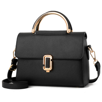 Persegi Kecil Tas Tangan Baru Tas Wanita Korea Fashion Style Selempang Miring (Bentuk Persegi Kunci