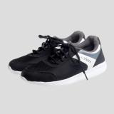 Gambar Produk Rinci Salvora sepatu sneaker hitam/abu-abu Terkini