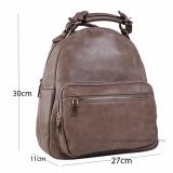 Tas Fashion Import / Tas Ransel Wanita / Backpack Wanita / Tas Santai / Travel BackPack - Wanita ( 3P 27062 Fashion Leather Backpack ) - Camel Januari 2019 - 2 Tas Fashion Import / Tas Ransel wanita / Backpack Wanita / Tas Santai / Travel BackPack - Wanita ( 3P 27062 Fashion Leather Backpack ) - Camel - 2