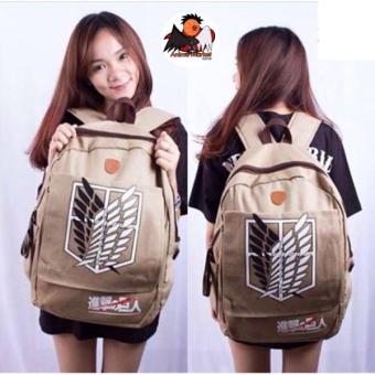 Tas Snk Attack On Titan Canvas Ransel (Anime Market) - Sjef19
