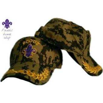 Topi Pramuka Loreng - 7E9aa5